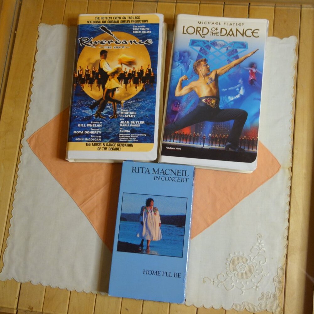 ✨ Vintage Performance VHS Bundle - Riverdance, Lord of the Dance & Rita MacNeil
